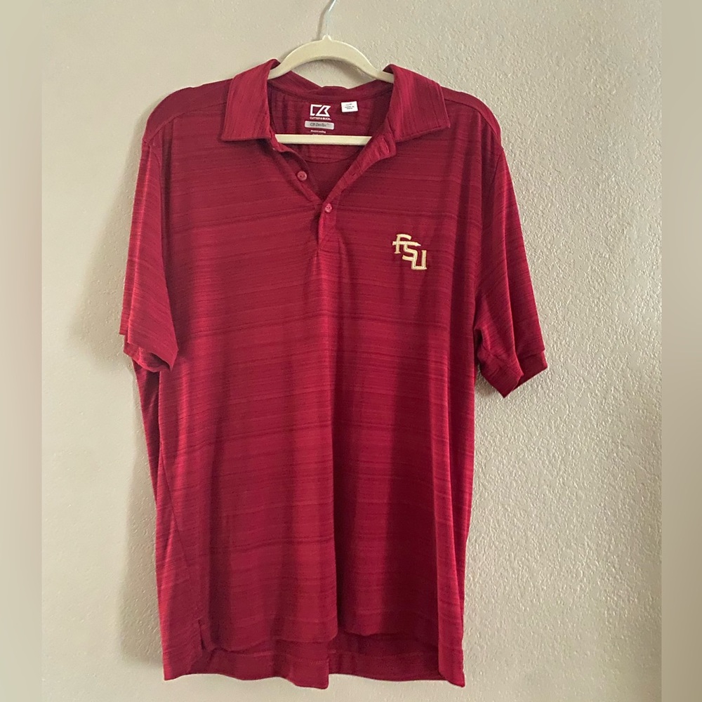 Cutter & Buck • Men’s FSU polo size small
